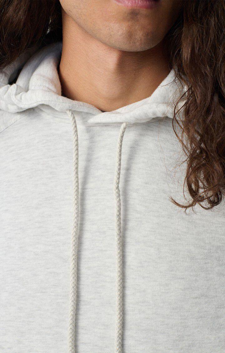 American Vintage Sweat Homme Baptown - GRIS CHINE 79 Manches Longues Gris - E25