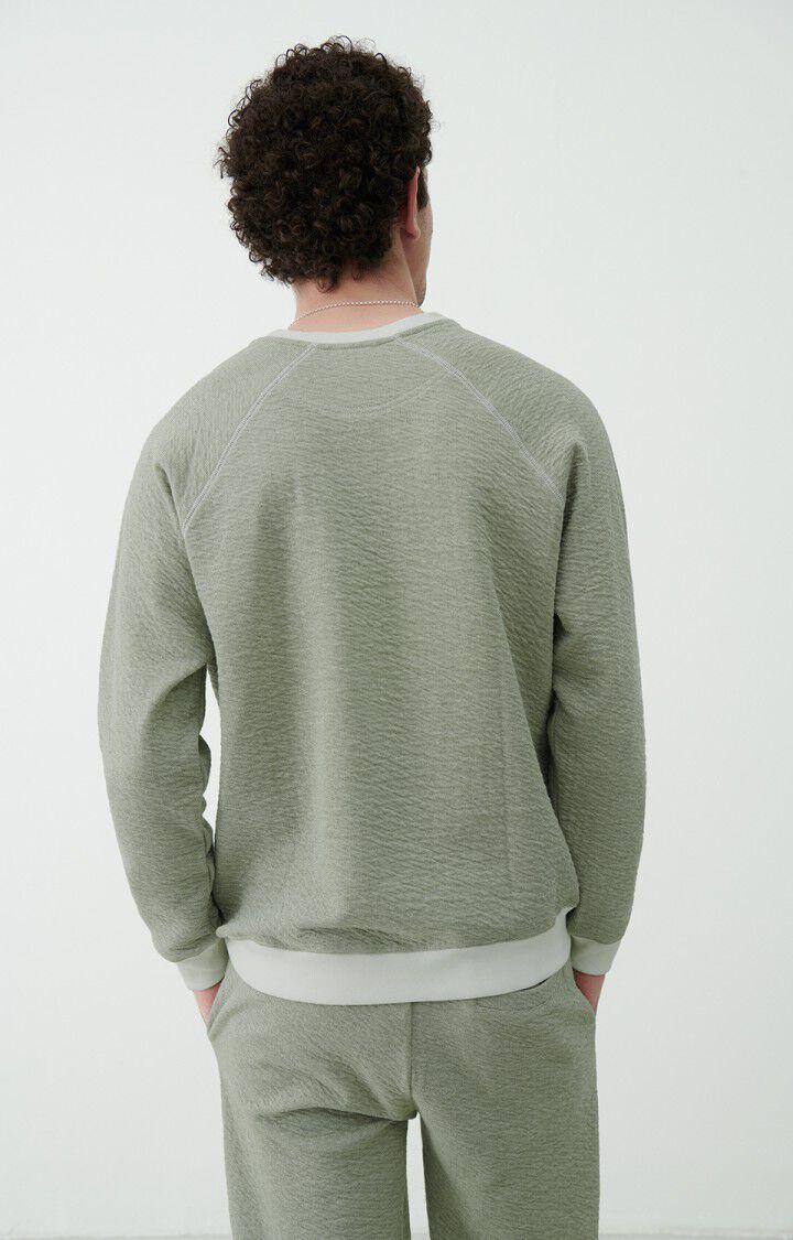 American Vintage Sweat Homme Didow - SAUGE CHINE Manches Longues Gris - E22