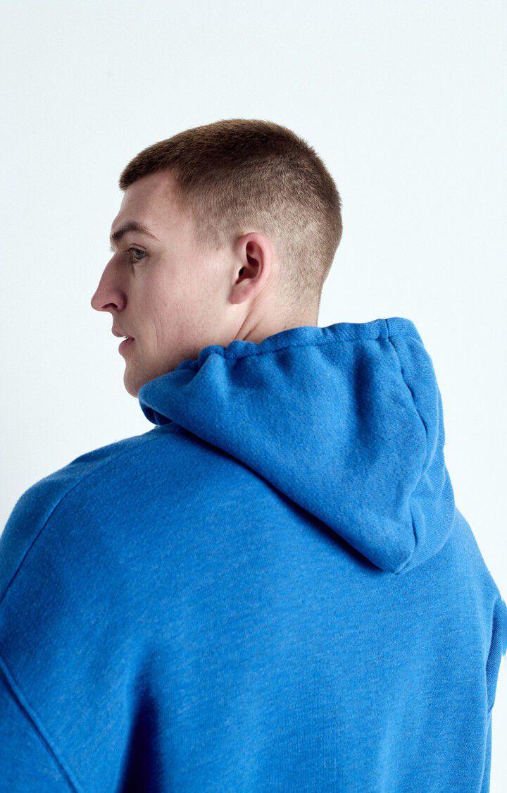 American Vintage Sweat Homme Doven - BLEU DE PRUSSE SURTEINT 57 Manches Longues Bleu - E25