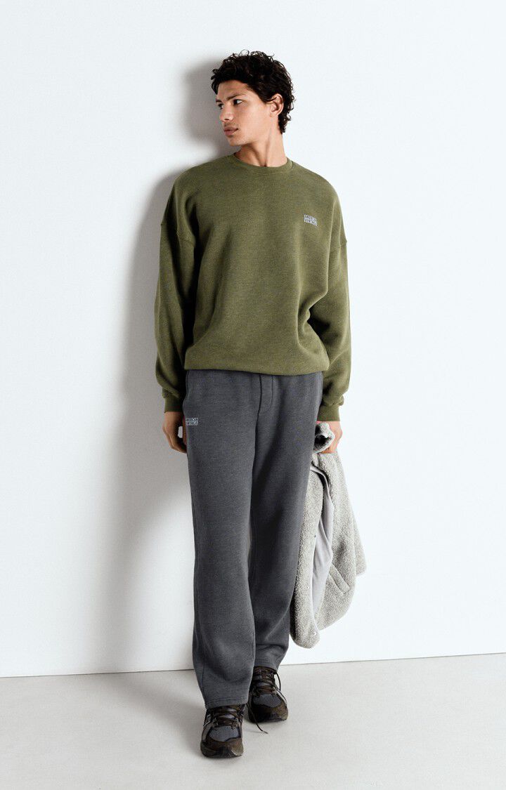 American Vintage Sweat Homme Doven - BOA SURTEINT 53 Manches Longues Vert - E25