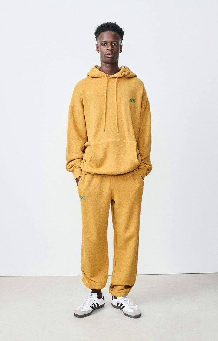 American Vintage Sweat Homme Doven - CURRY SURTEINT 57 Manches Longues Jaune - H24