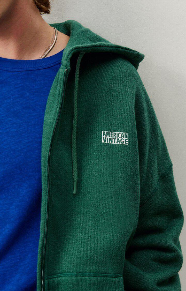 American Vintage Sweat Homme Doven - FORET SURTEINT 50 Manches Longues Vert - H24
