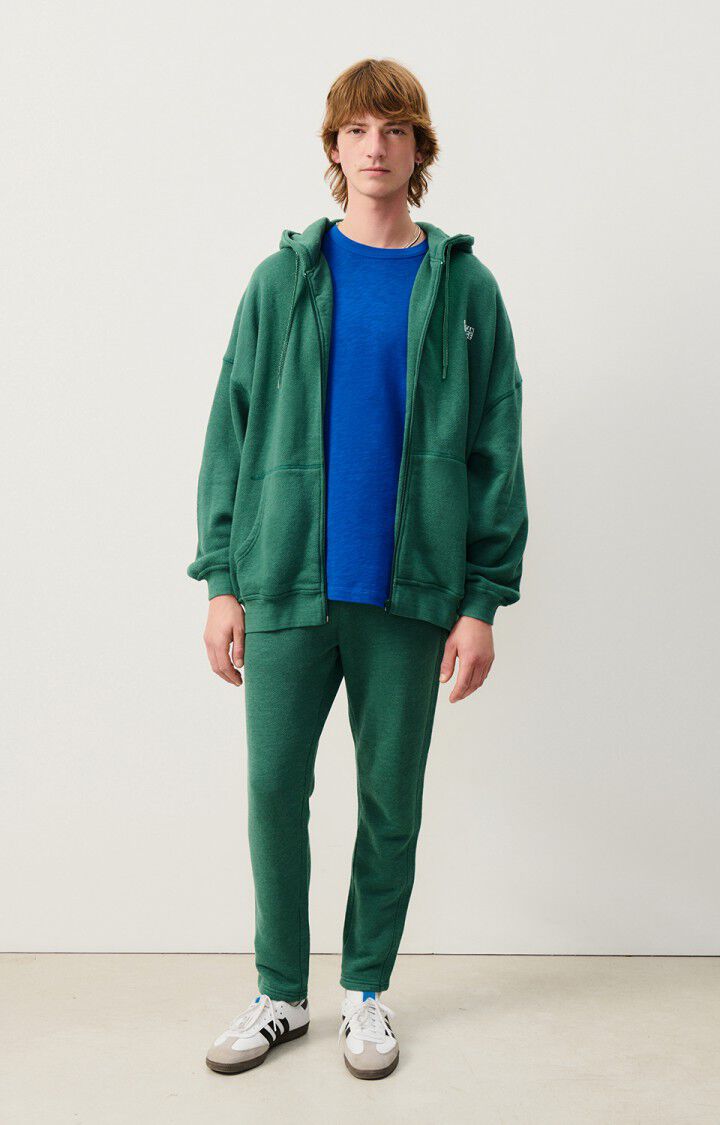 American Vintage Sweat Homme Doven - FORET SURTEINT 50 Manches Longues Vert - H24