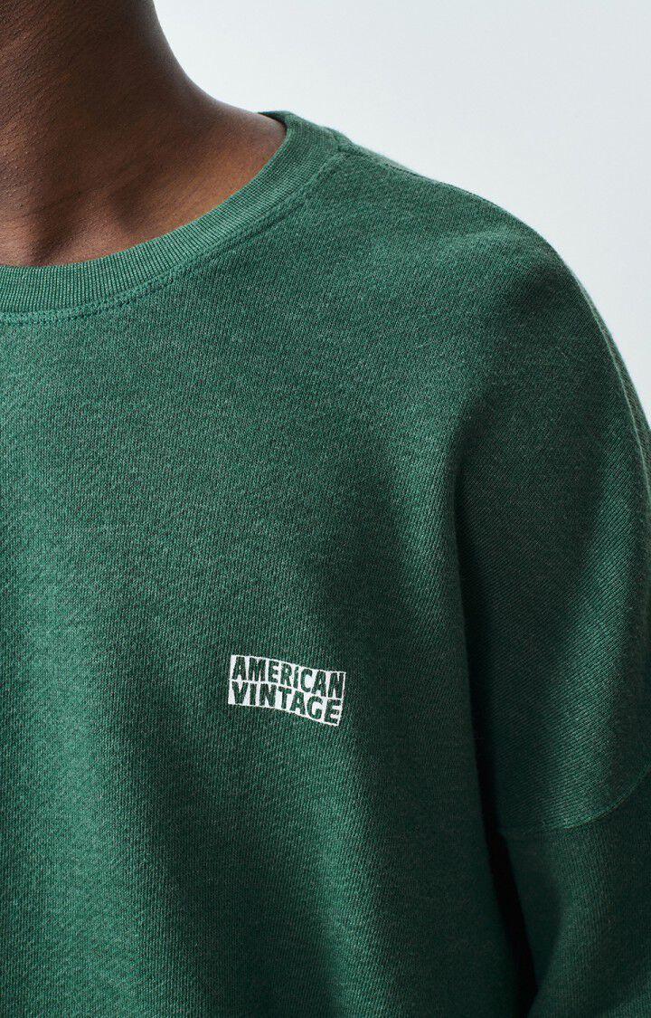 American Vintage Sweat Homme Doven - FORET SURTEINT 53 Manches Longues Vert - H24