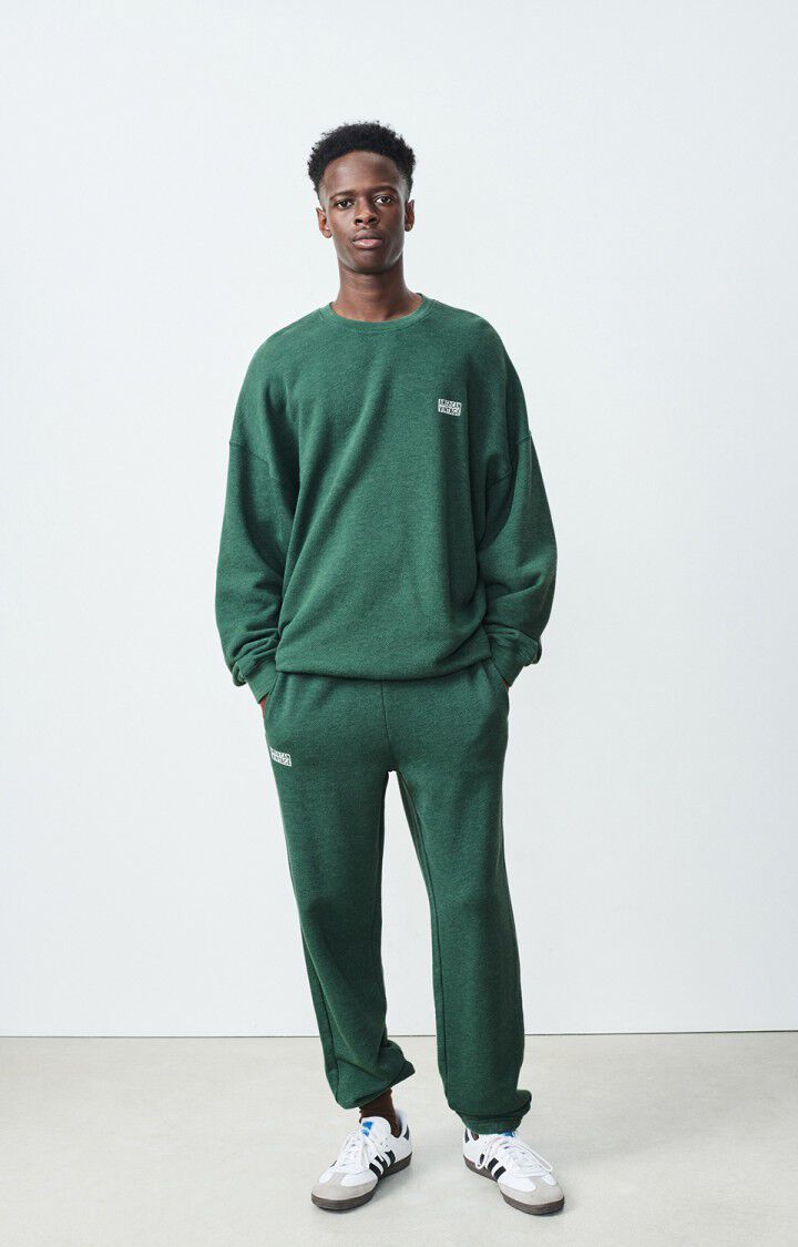 American Vintage Sweat Homme Doven - FORET SURTEINT 53 Manches Longues Vert - H24