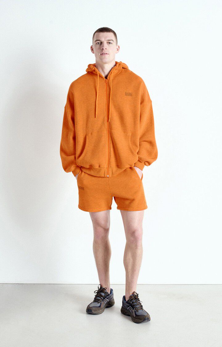 American Vintage Sweat Homme Doven - ORANGEADE SURTEINT 50 Manches Longues Orange - E25