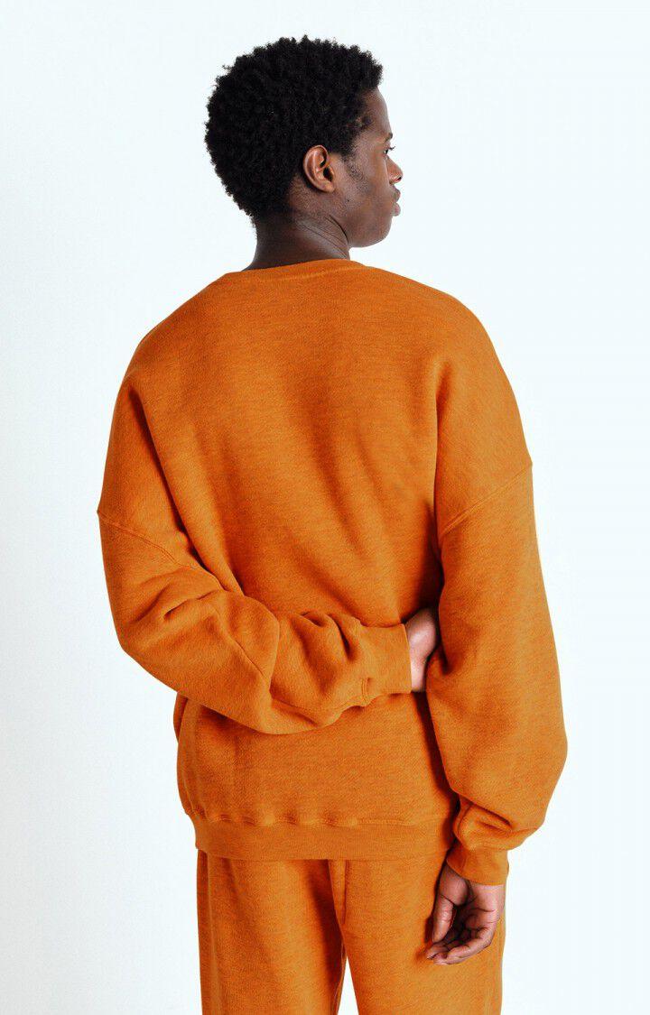 American Vintage Sweat Homme Doven - ORANGEADE SURTEINT 53 Manches Longues Orange - E25