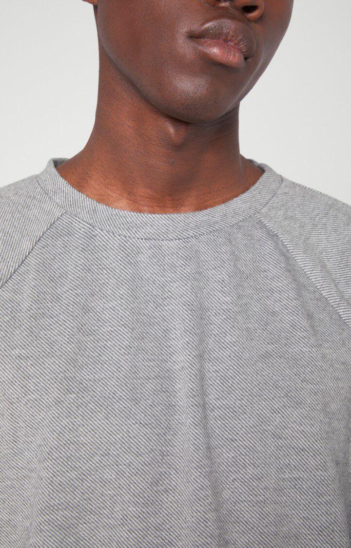 American Vintage Sweat Homme Feelgood - GRIS CHINE Manches Longues Gris - H20