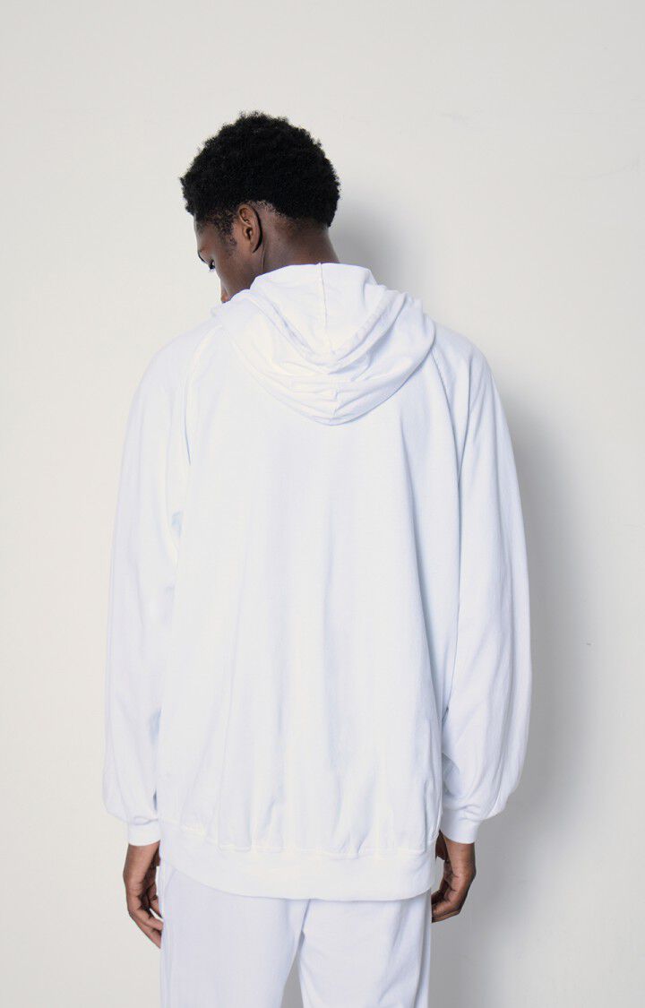 American Vintage Sweat Homme Fizvalley - BLANC 80 Manches Longues Blanc - E23