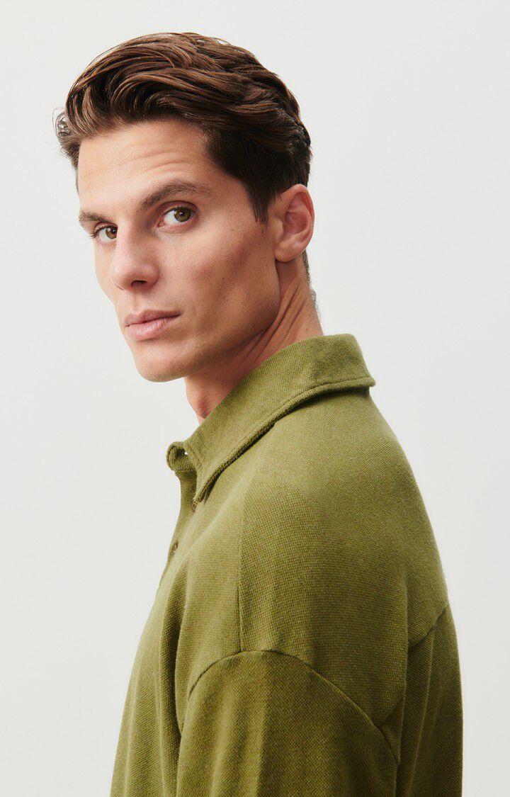 American Vintage Sweat Homme Hodatown - CAMOUFLAGE CHINE 59 Manches Longues Vert - H23