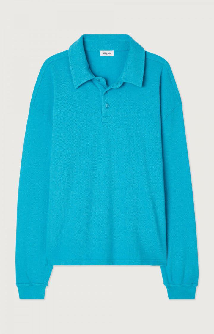 American Vintage Sweat Homme Hodatown - TROPIQUE CHINE 59 Manches Longues Bleu - H23