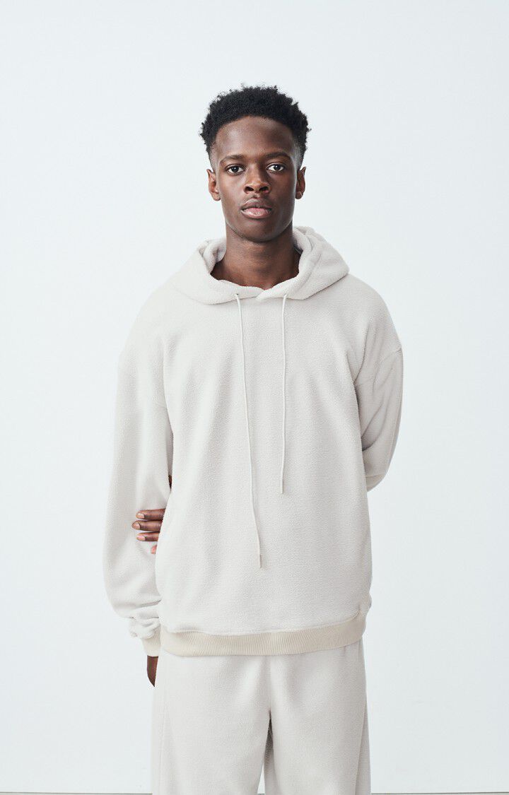 american vintage Sweat homme Ifynk - ARCTIQUE CHINE 57 Manches longues Gris - H24