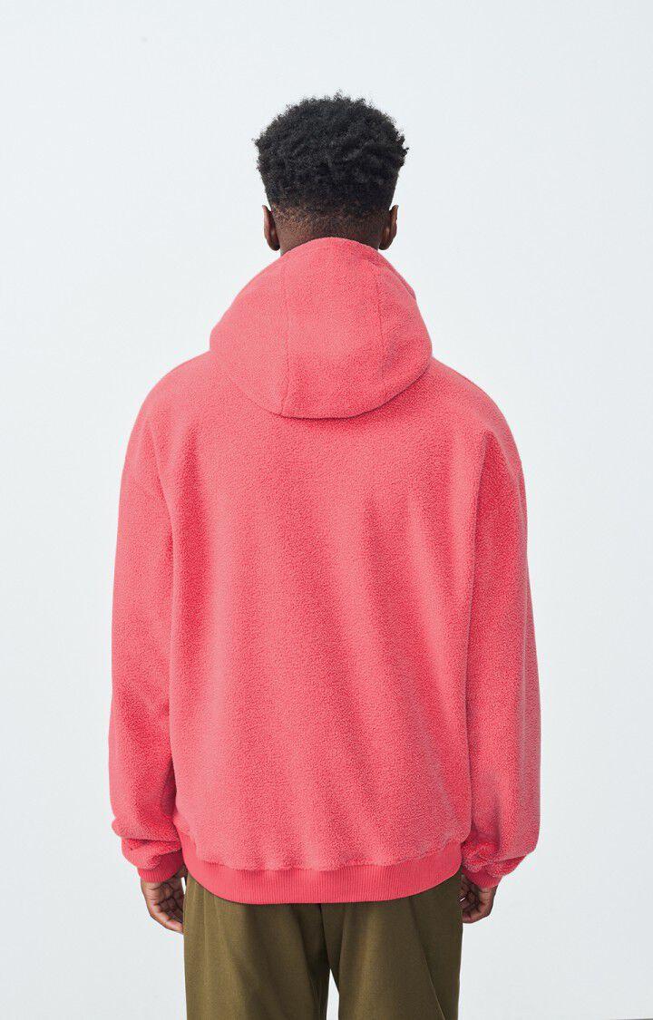 American Vintage Sweat Homme Ifynk - COQUELICOT CHINE 57 Manches Longues Rouge - H24