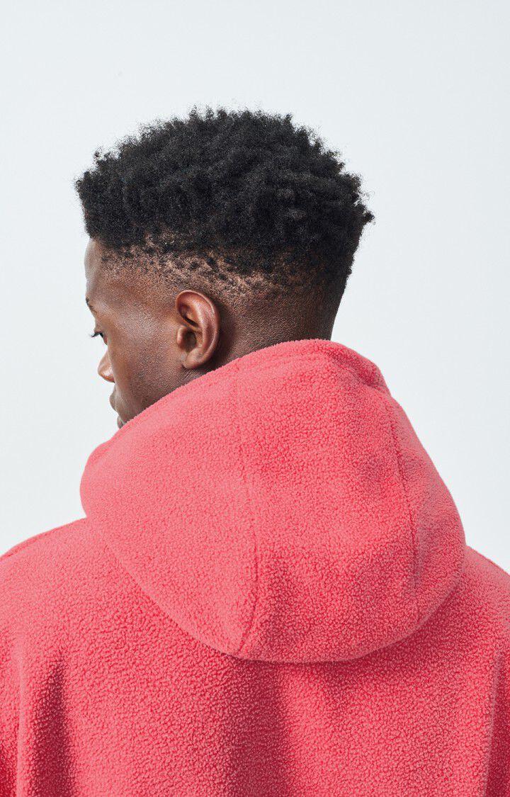 American Vintage Sweat Homme Ifynk - COQUELICOT CHINE 57 Manches Longues Rouge - H24