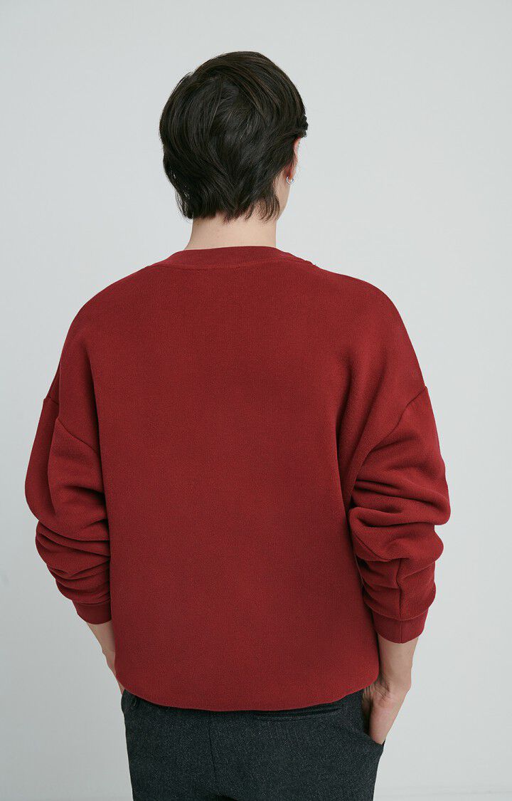 American Vintage Sweat Homme Ikatown - MUSCAT Rouge - H21