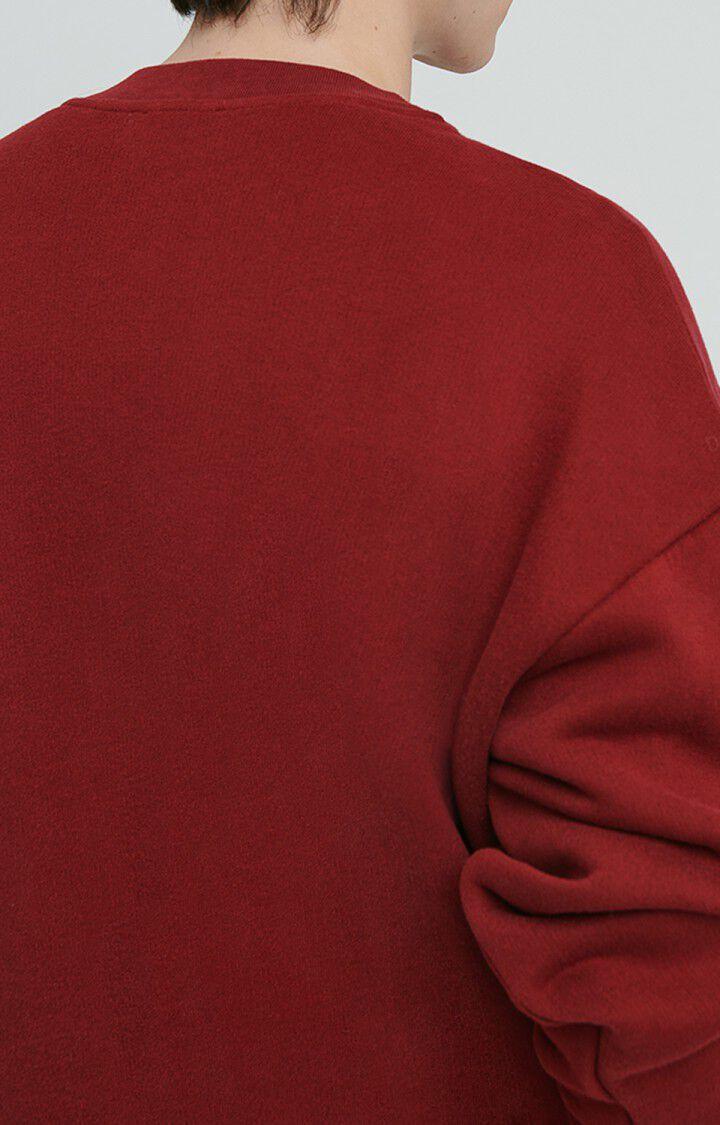 American Vintage Sweat Homme Ikatown - MUSCAT Rouge - H21