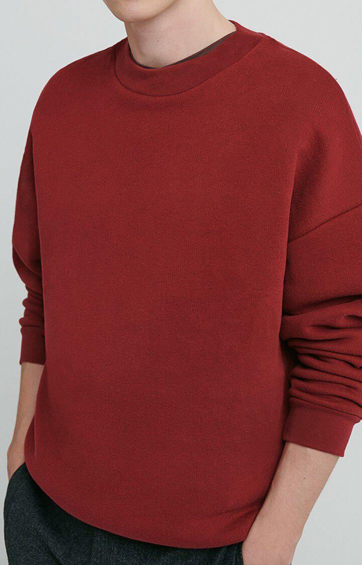 American Vintage Sweat Homme Ikatown - MUSCAT Rouge - H21