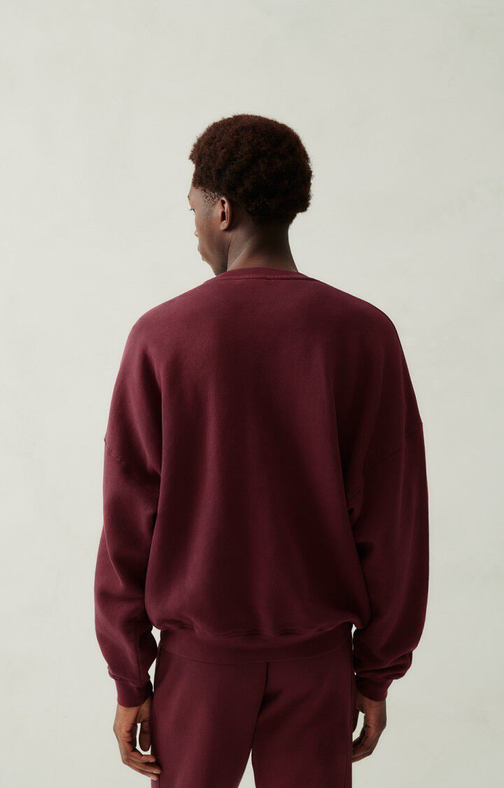 American Vintage Sweat Homme Izubird - AIRELLE VINTAGE 52 Manches Longues Marron - H23