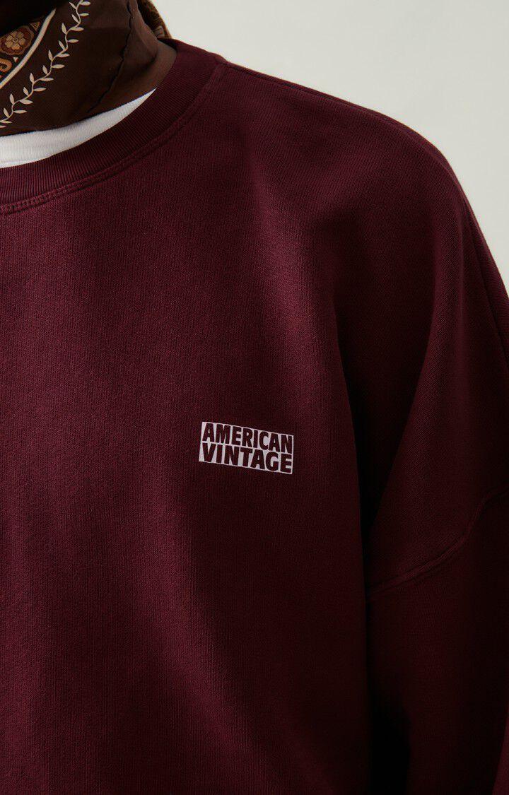 American Vintage Sweat Homme Izubird - AIRELLE VINTAGE 52 Manches Longues Marron - H23