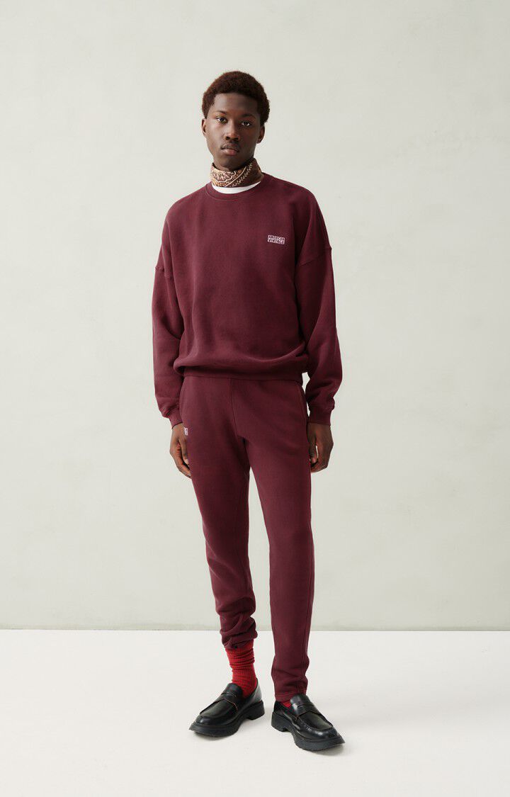 American Vintage Sweat Homme Izubird - AIRELLE VINTAGE 52 Manches Longues Marron - H23