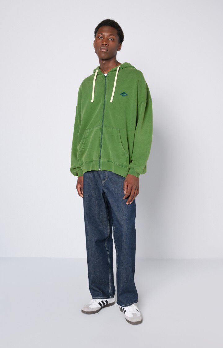 American Vintage Sweat Homme Izubird - ANETH VINTAGE 52 Manches Longues Vert - E23
