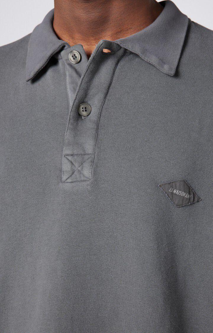 American Vintage Sweat Homme Izubird - ARDOISE VINTAGE 21 Manches Courtes Gris - E23