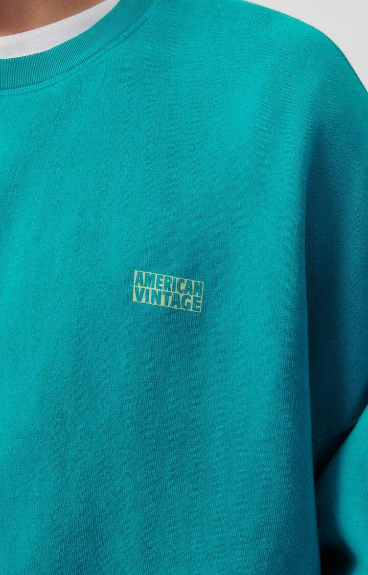 American Vintage Sweat Homme Izubird - ATOLL VINTAGE 52 Manches Longues Bleu - E24