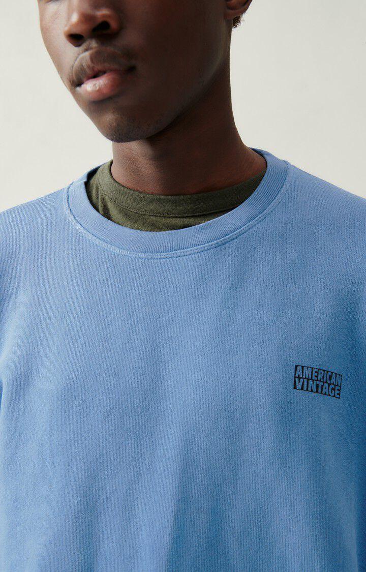 American Vintage Sweat Homme Izubird - BALTIQUE VINTAGE 52 Manches Longues Bleu - H23