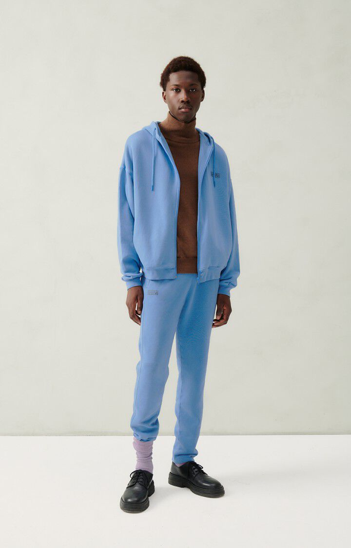 american vintage Sweat homme Izubird - BALTIQUE VINTAGE 56 Manches longues Bleu - H23