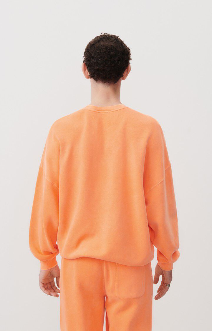 American Vintage Sweat Homme Izubird - NEFLE FLUO 52 Manches Longues Orange - E24