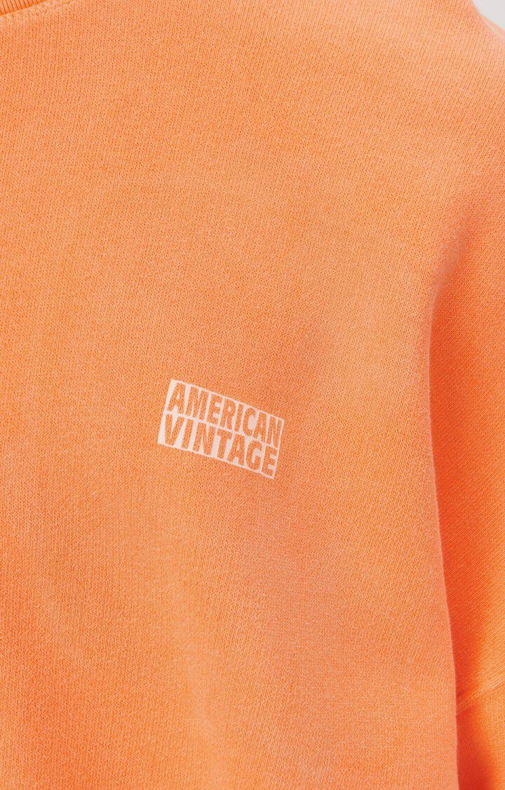 American Vintage Sweat Homme Izubird - NEFLE FLUO 52 Manches Longues Orange - E24
