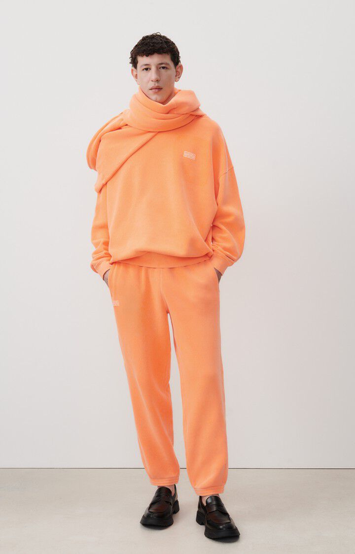 American Vintage Sweat Homme Izubird - NEFLE FLUO 52 Manches Longues Orange - E24