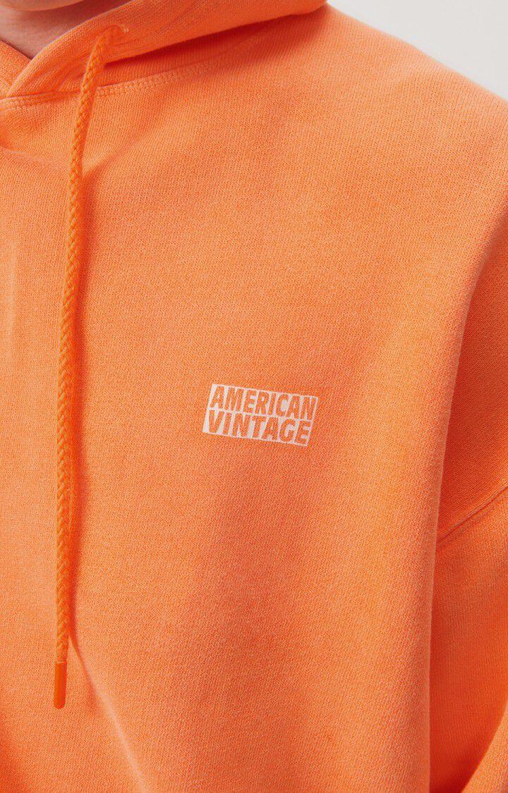 American Vintage Sweat Homme Izubird - NEFLE FLUO 56 Manches Longues Orange - E24