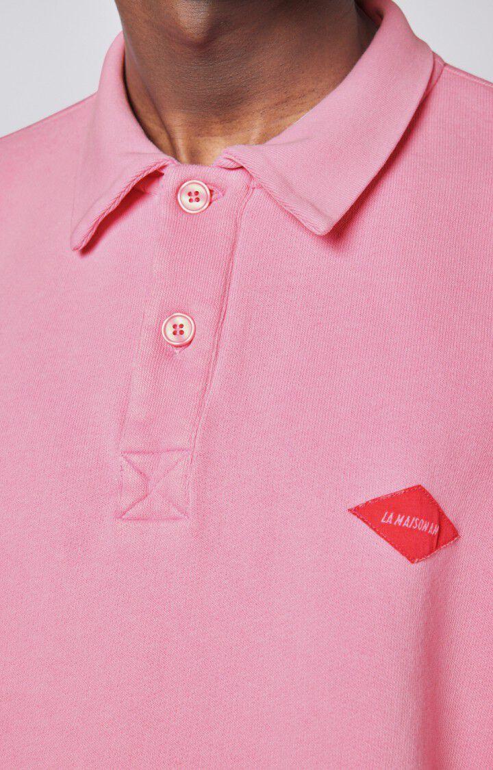 American Vintage Sweat Homme Izubird - SUCRERIE VINTAGE 21 Manches Courtes Rose - E23