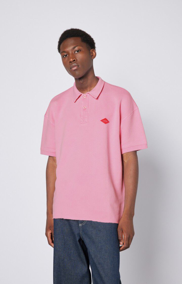 american vintage Sweat homme Izubird - SUCRERIE VINTAGE 21 Manches courtes Rose - E23