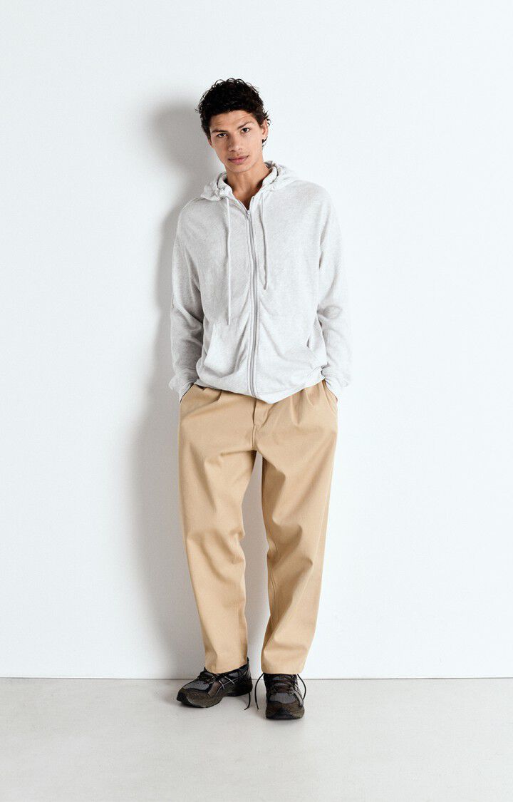 American Vintage Sweat Homme Sonoma - ARCTIQUE CHINE 58 Manches Longues Gris - E25