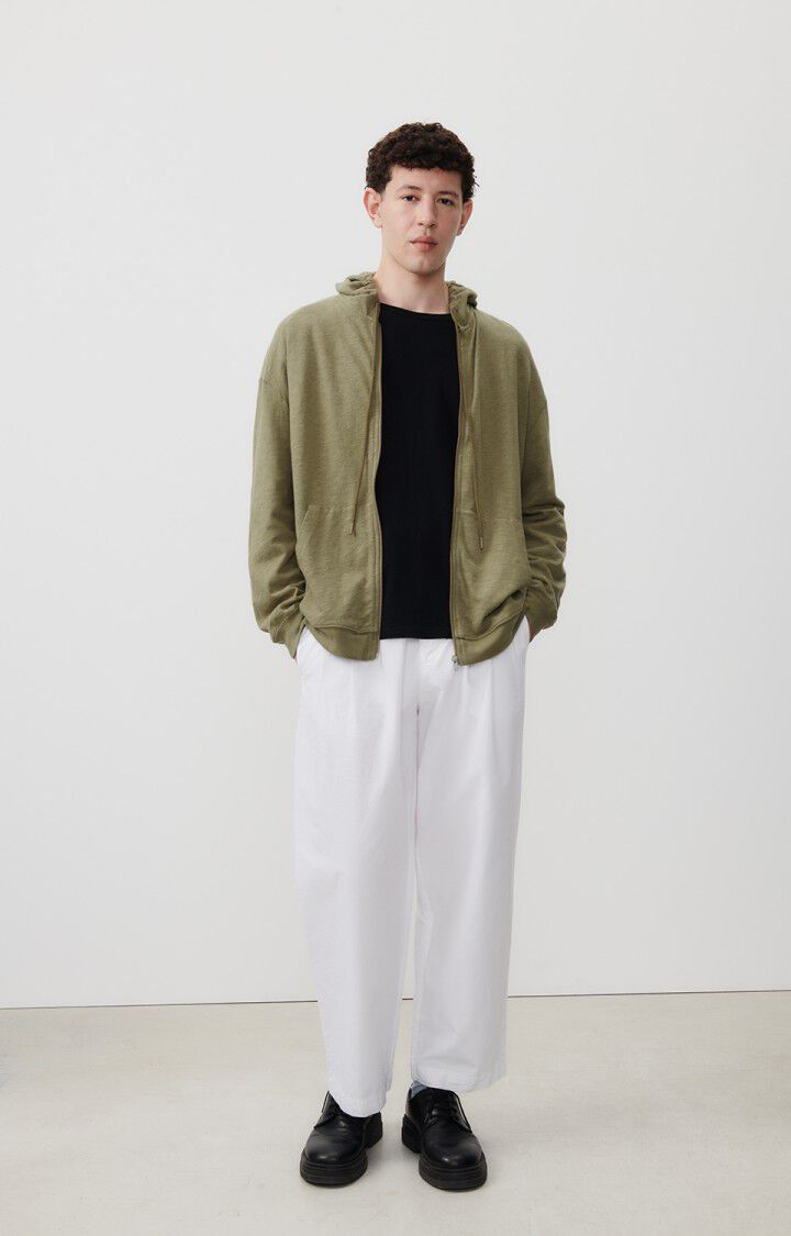 American Vintage Sweat Homme Sonoma - ARTICHAUT VINTAGE 58 Manches Longues Vert - E24