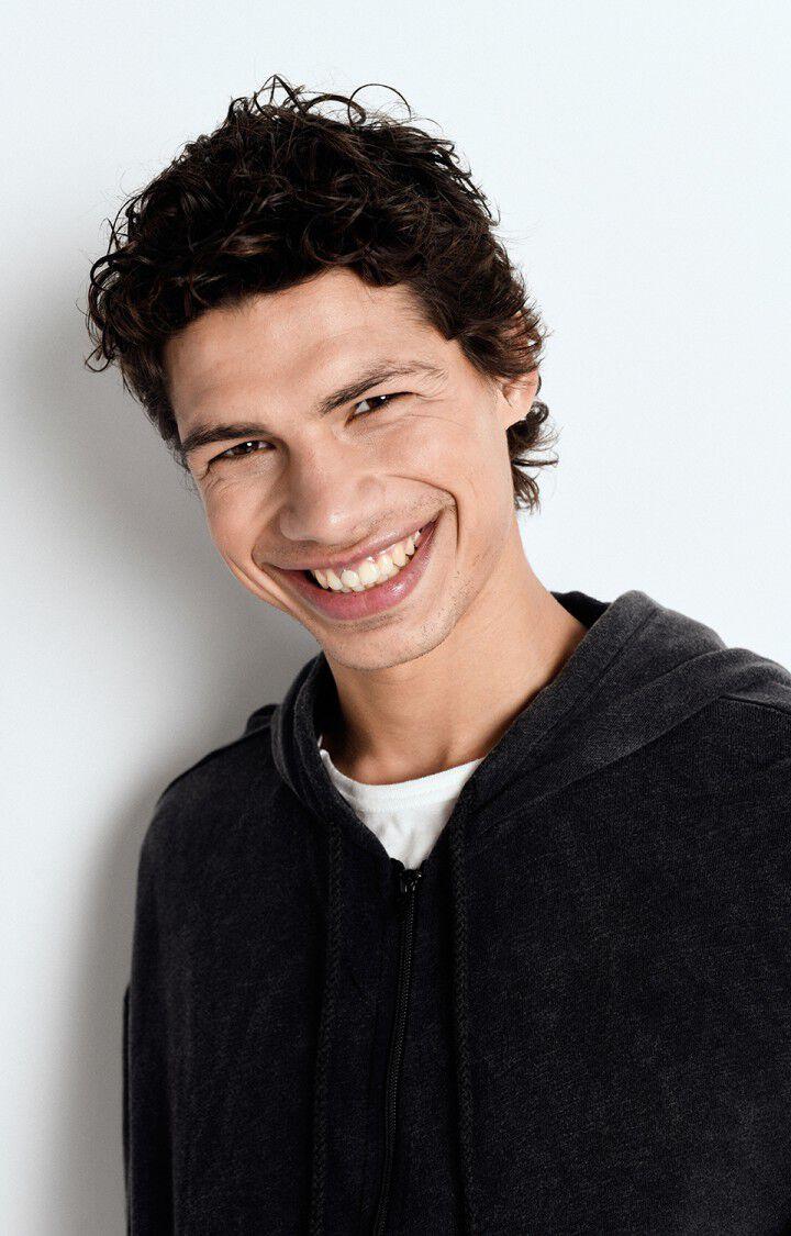 American Vintage Sweat Homme Sonoma - CARBONE VINTAGE 58 Manches Longues Noir - E25