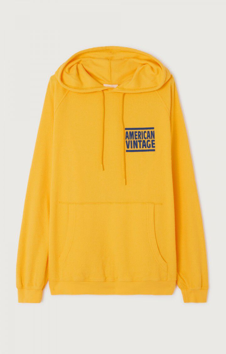 American Vintage Sweat Homme Sotto - CANARI 78 Manches Longues Jaune - E24