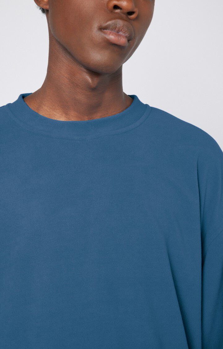 American Vintage Sweat Homme Ubybay - PACIFIQUE 58 Manches Longues Bleu - E23