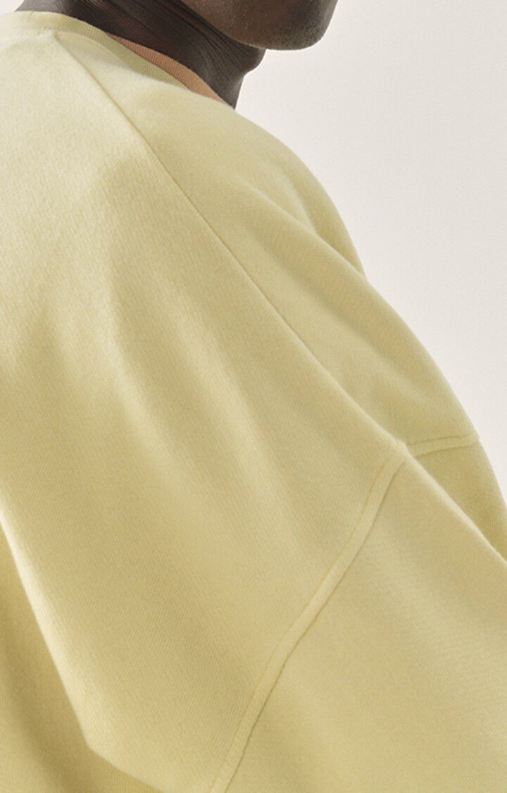 American Vintage Sweat Homme Uticity - CHAMPAGNE VINTAGE Jaune - H22