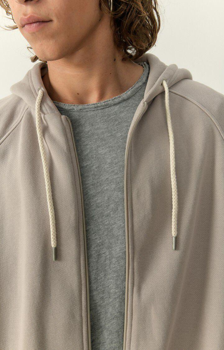 American Vintage Sweat Homme Uticity - TAUPE VINTAGE Manches Longues Marron - H22
