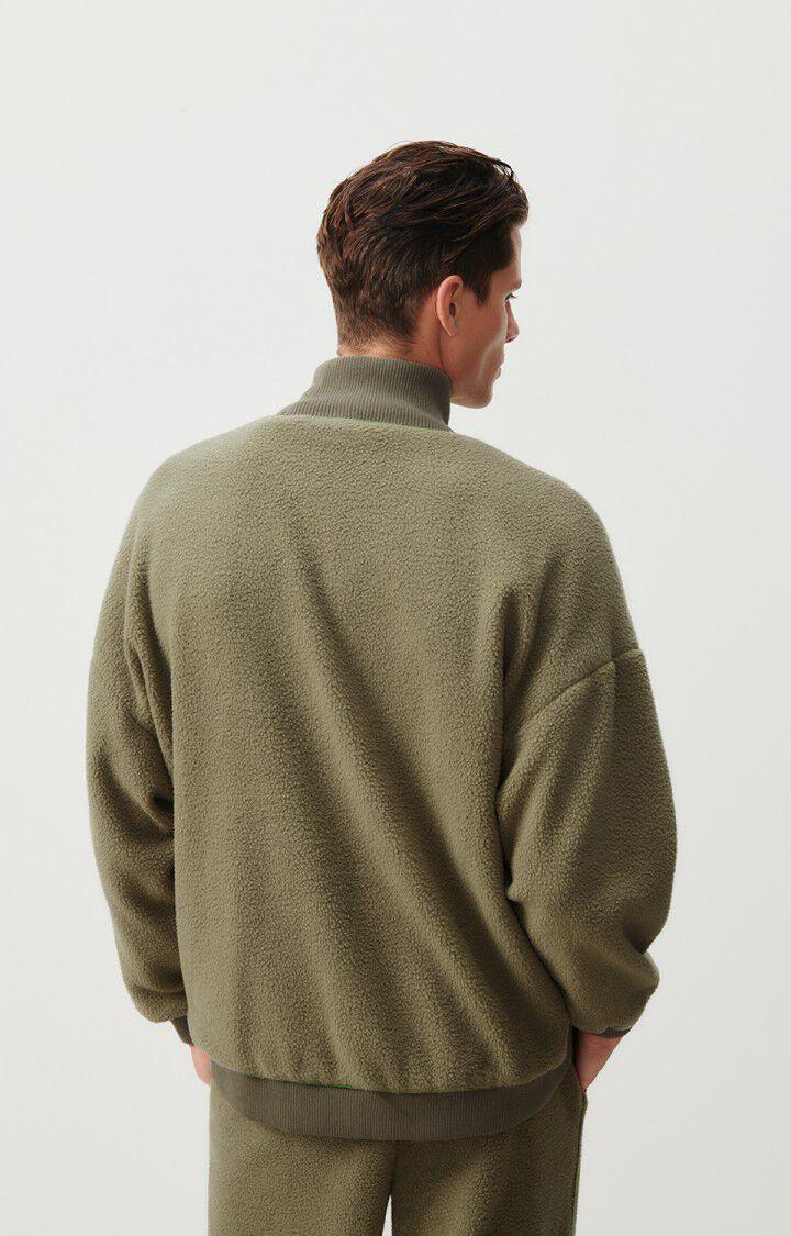 American Vintage Sweat Homme Vobotown - REPTILE 53 Manches Longues Vert - E24