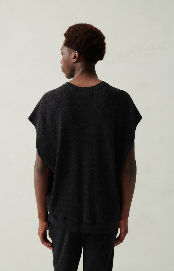 American Vintage Sweat Homme Wifibay - ANTHRACITE CHINE 0 Sans Manches Gris - E24