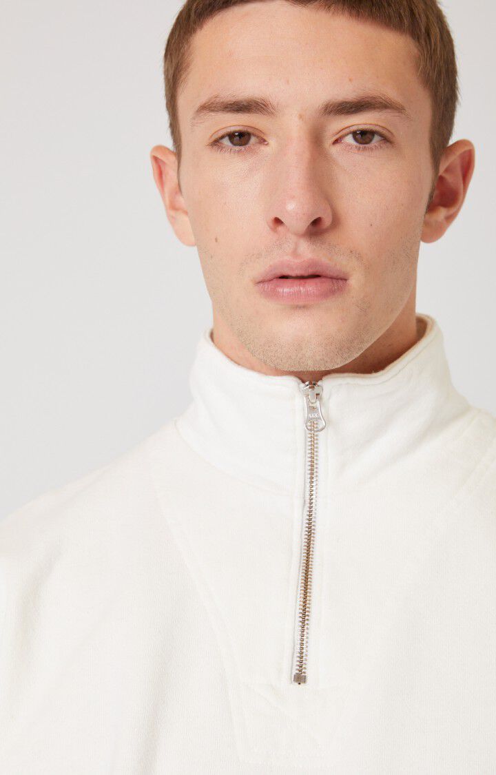 American Vintage Sweat Homme Wititi - BLANC Blanc - E20