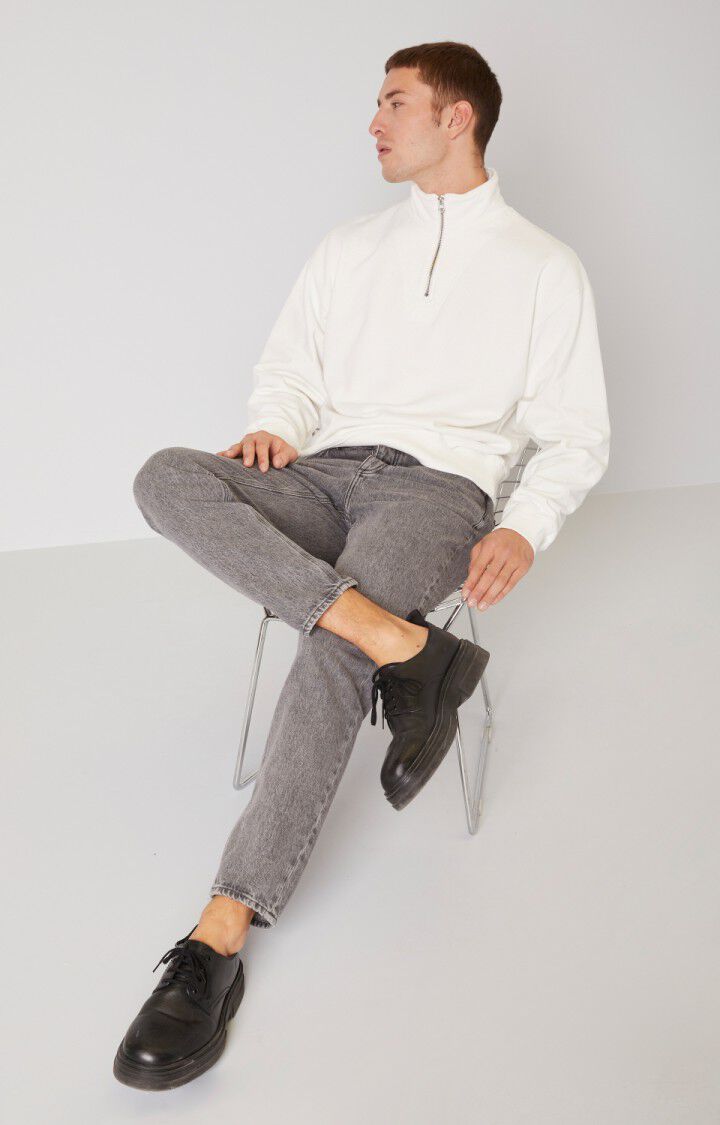 American Vintage Sweat Homme Wititi - BLANC Blanc - E20