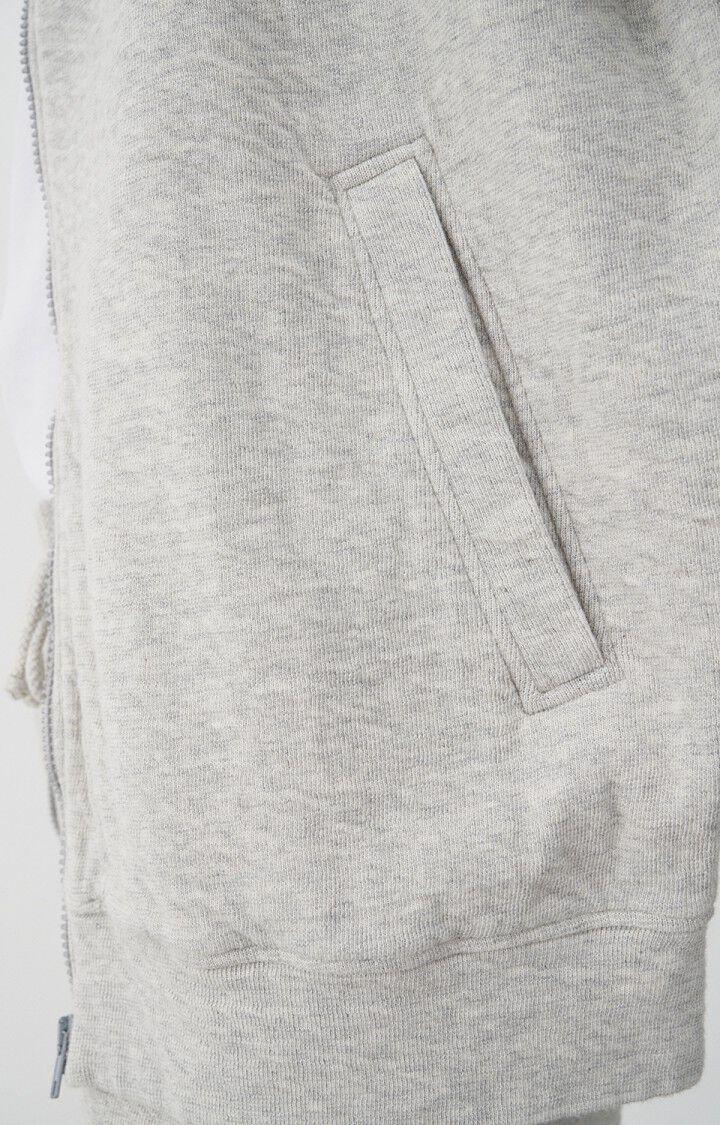 American Vintage Sweat Homme Yatcastle - GRIS CHINE Manches Longues Gris - E22