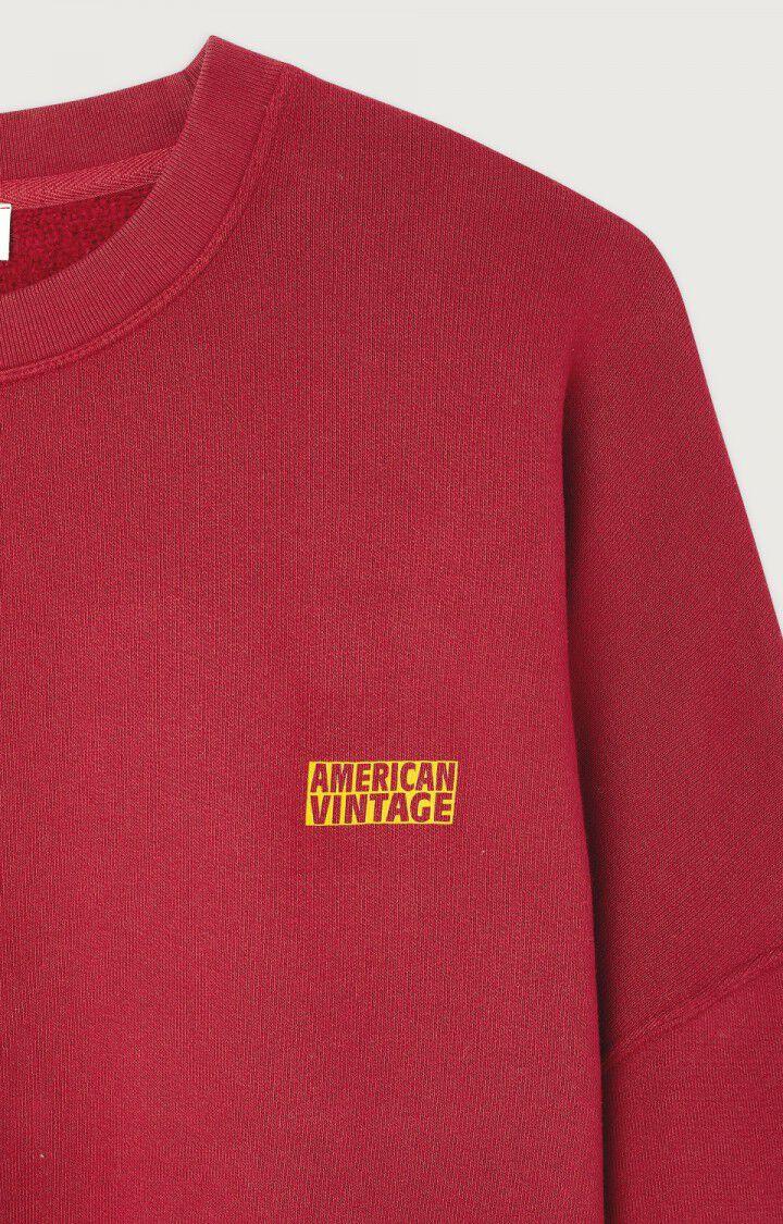 American Vintage Sweat Mixte Izubird - Lunar Year 2025 - CASSIS Rouge - E25