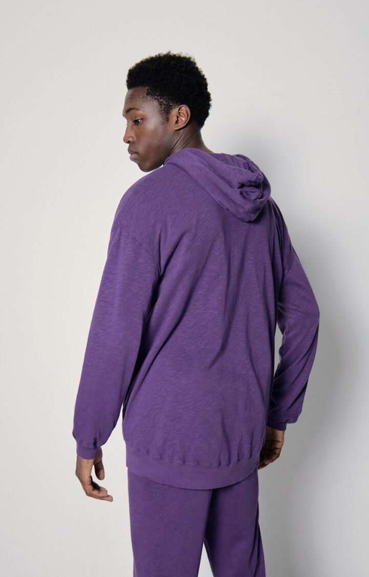 American Vintage Sweat Zippé Homme Sonoma - MURIER VINTAGE 58 Manches Longues Violet - E23