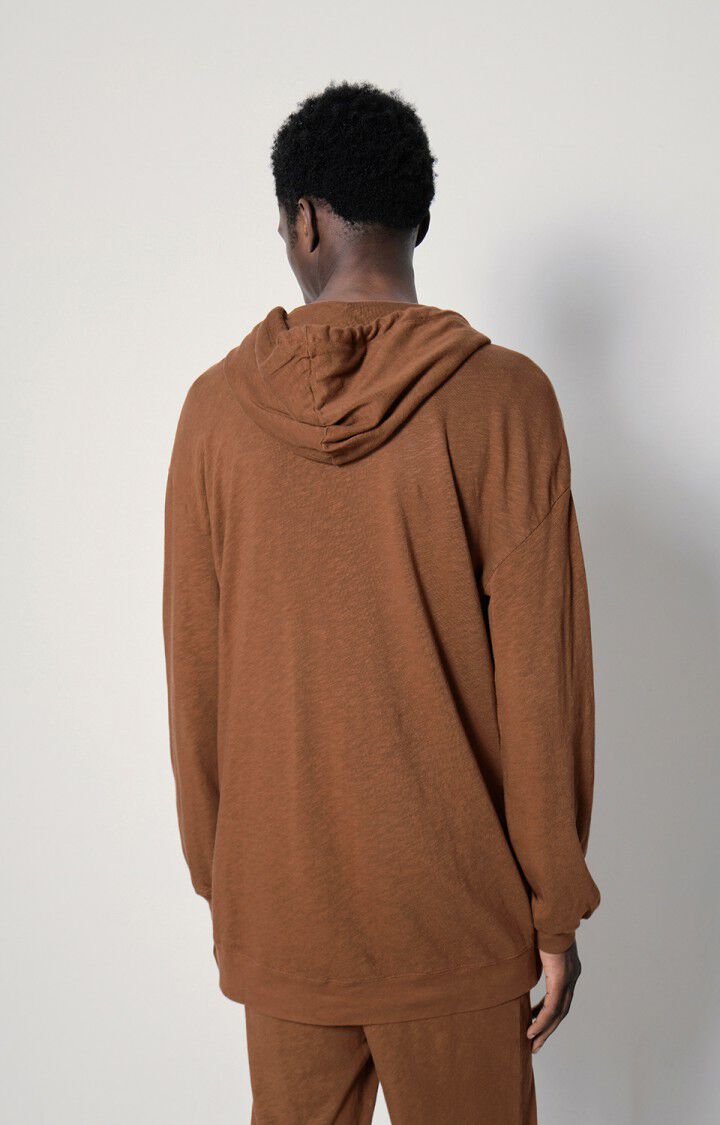 American Vintage Sweat Zippé Homme Sonoma - RACINE VINTAGE 58 Manches Longues Marron - E23